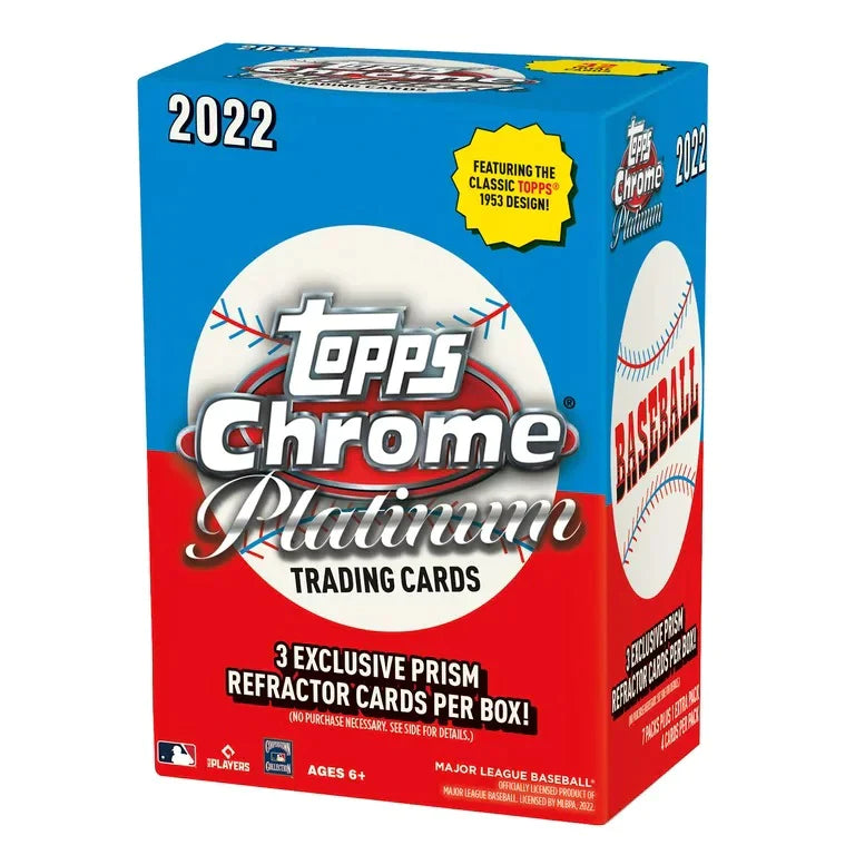 2022 Topps Chrome Platinum Anniversary Baseball 40 Blaster Box Case