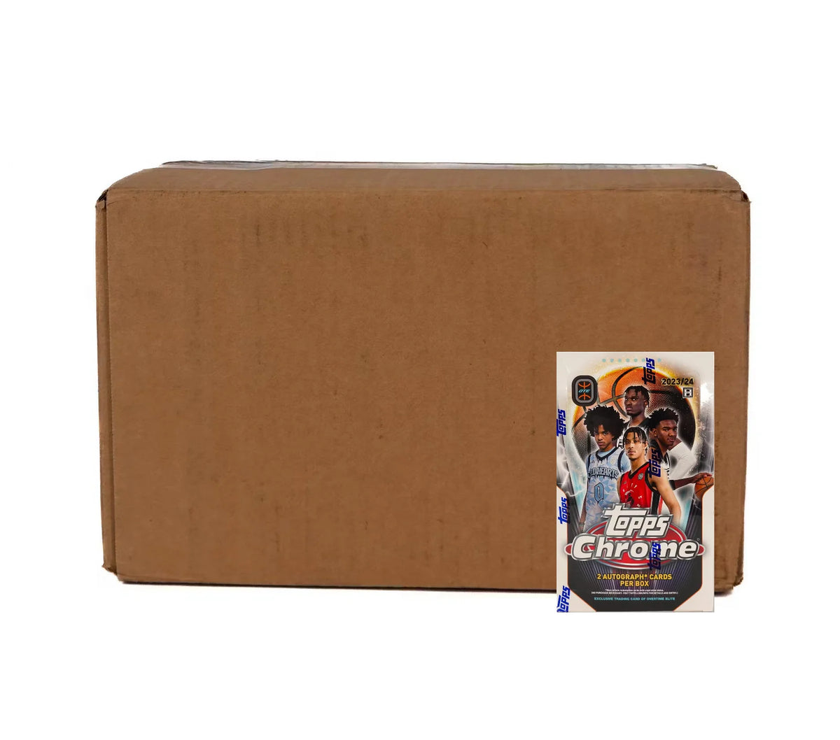 2023-24 Topps Chrome Overtime Elite Basketball Hobby 12 Box Case