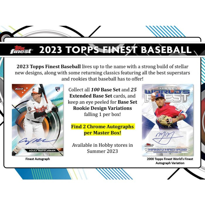 2023 Topps Finest Baseball 8 Hobby Box Case