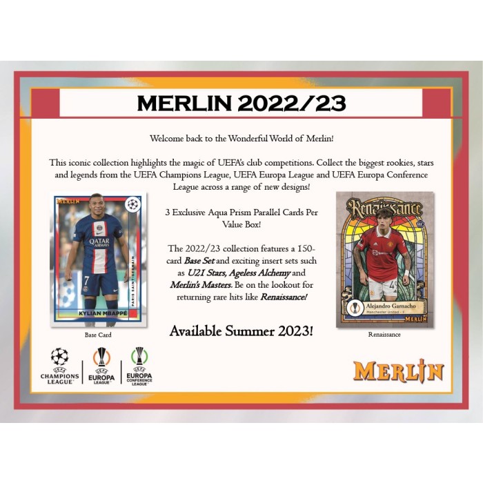 2022/23 Topps Merlin Chrome Soccer Blaster Box
