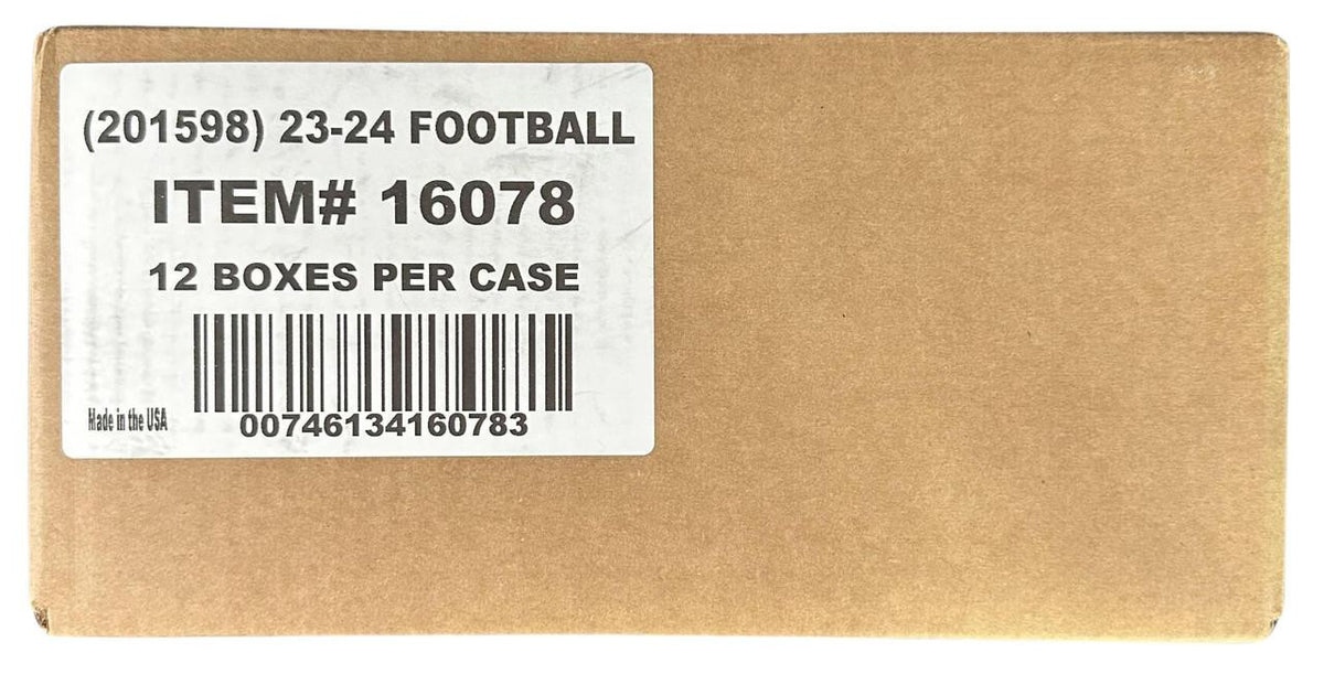 2023 Panini Select Football 12 Hobby Box Case