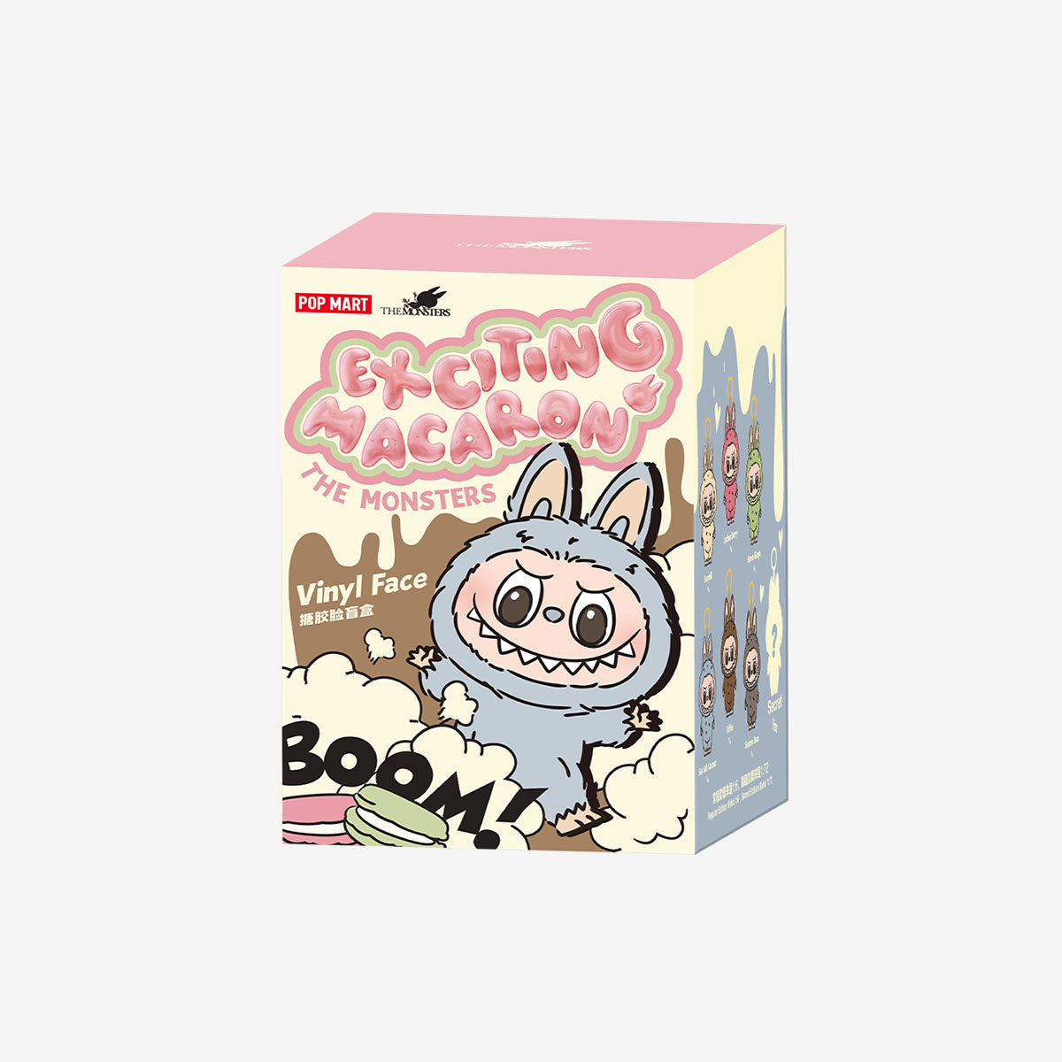 Pop Mart Labubu The Monsters Exciting Macaron Vinyl Plush Pendant Single Blind Box