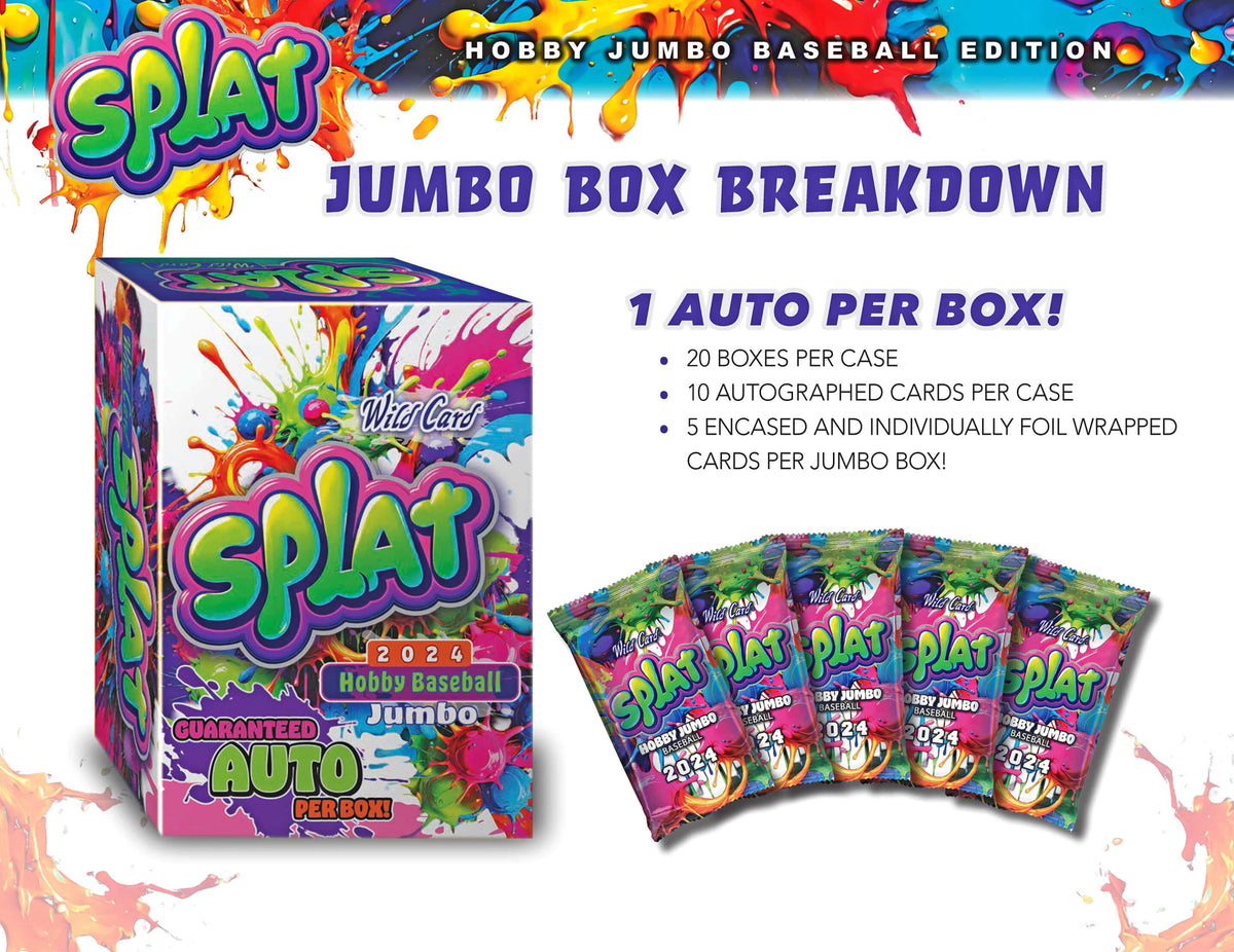 2024 Wild Card Splat Baseball Hobby Jumbo Box