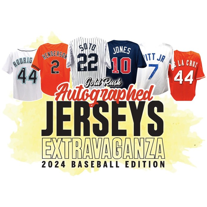 2024 Gold Rush Extravaganza Autographed Baseball Jersey