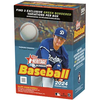 2024 Topps Heritage High Number Baseball Blaster Box