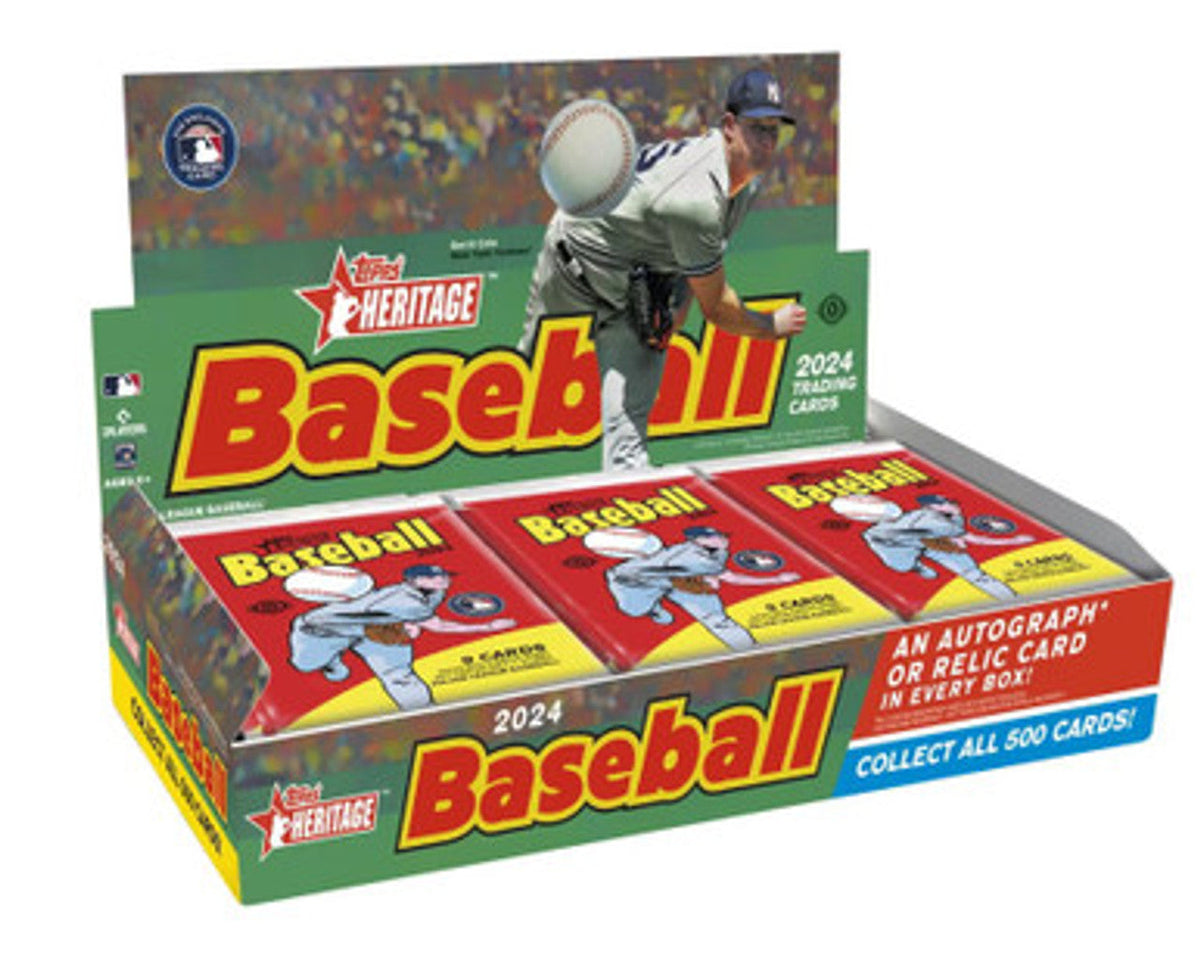 2024 Topps Heritage Baseball 12 Hobby Box Case