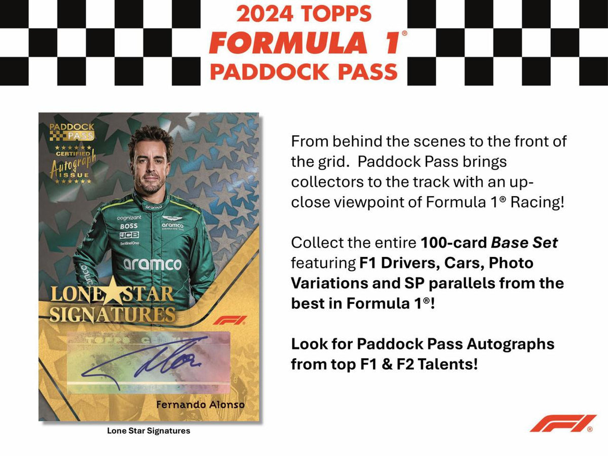 2024 Topps Paddock Pass Formula 1 F1 Blaster Box