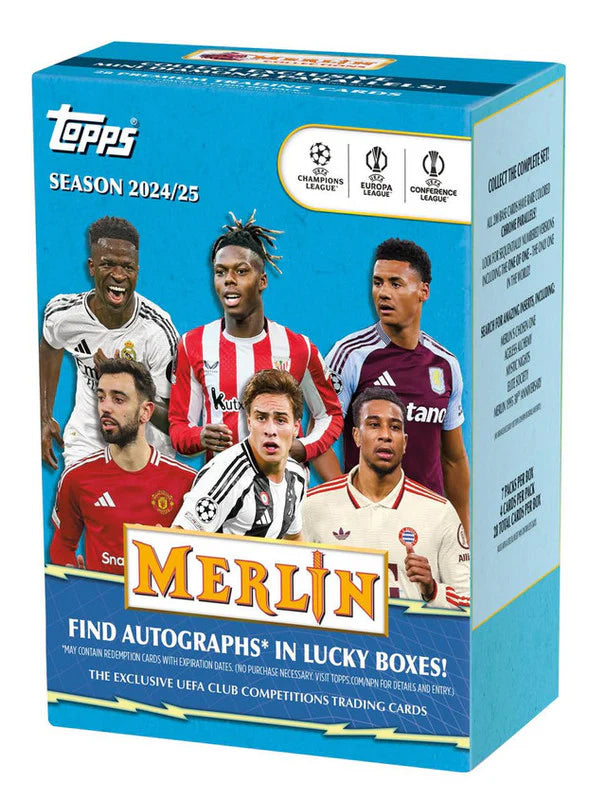 2024/25 Topps Merlin Club Competitions Soccer Blaster Box *PRESALE*
