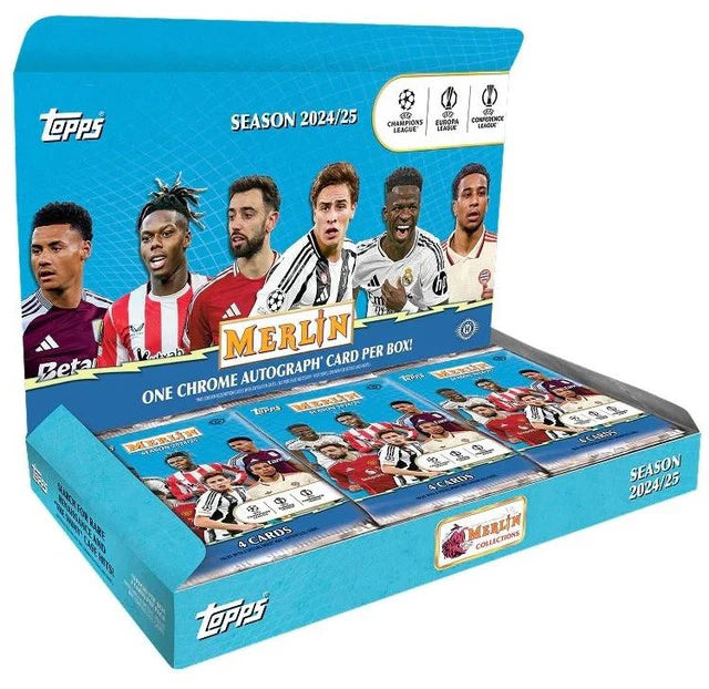 2024/25 Topps Club Competitions Merlin Soccer Hobby Box