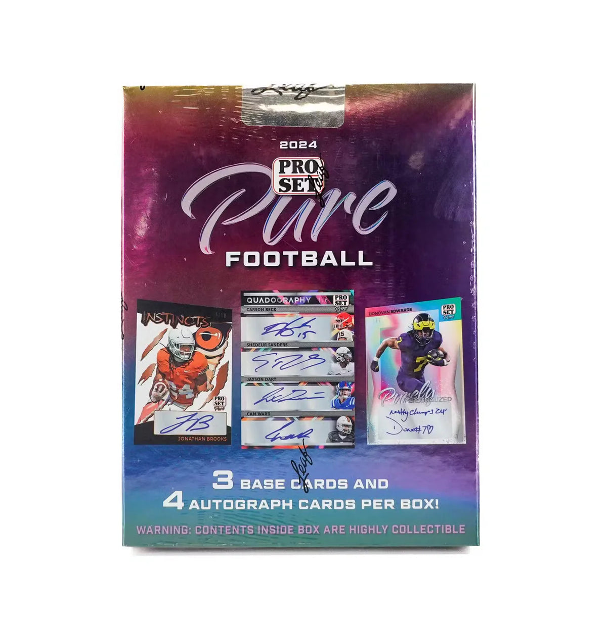 2024 Pro Set Pure Football Hobby Box