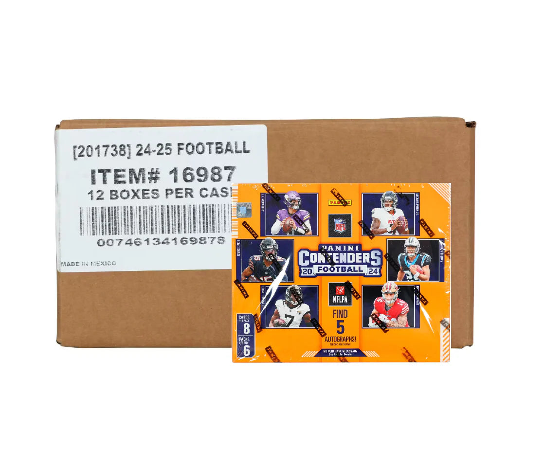 2024 Panini Contenders Football Hobby Box 12 Box Case