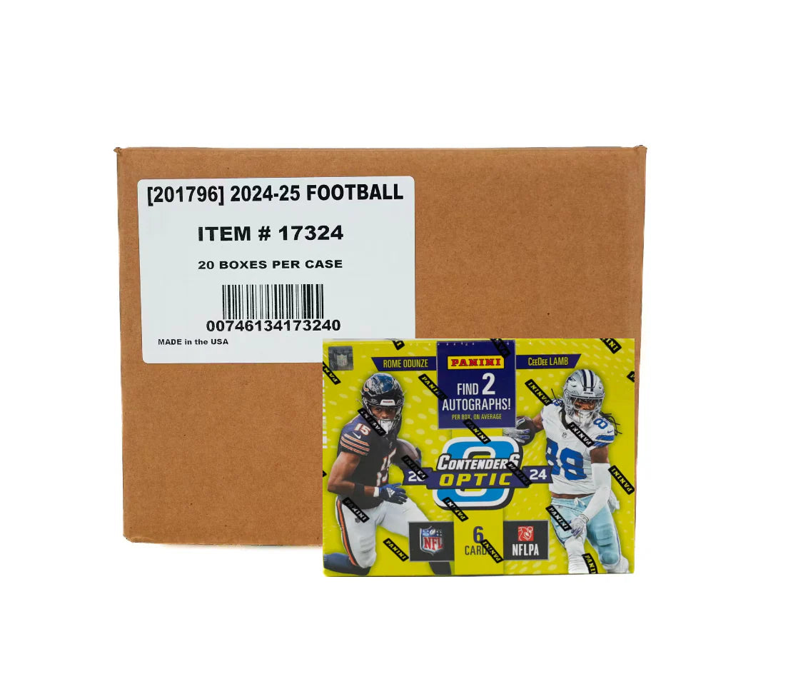 2024 Panini Contenders Optic Football Hobby 20 Box Case