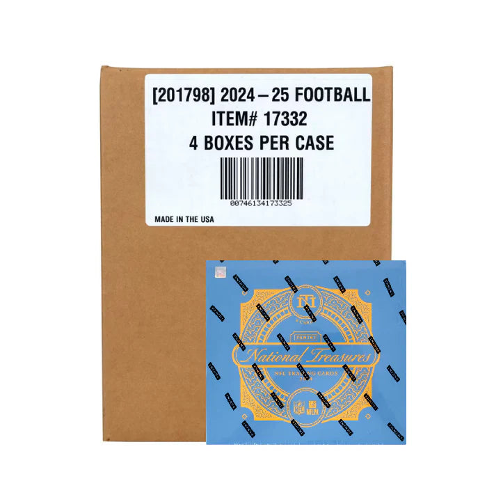 2024 Panini National Treasures Football Hobby 4 Box Case