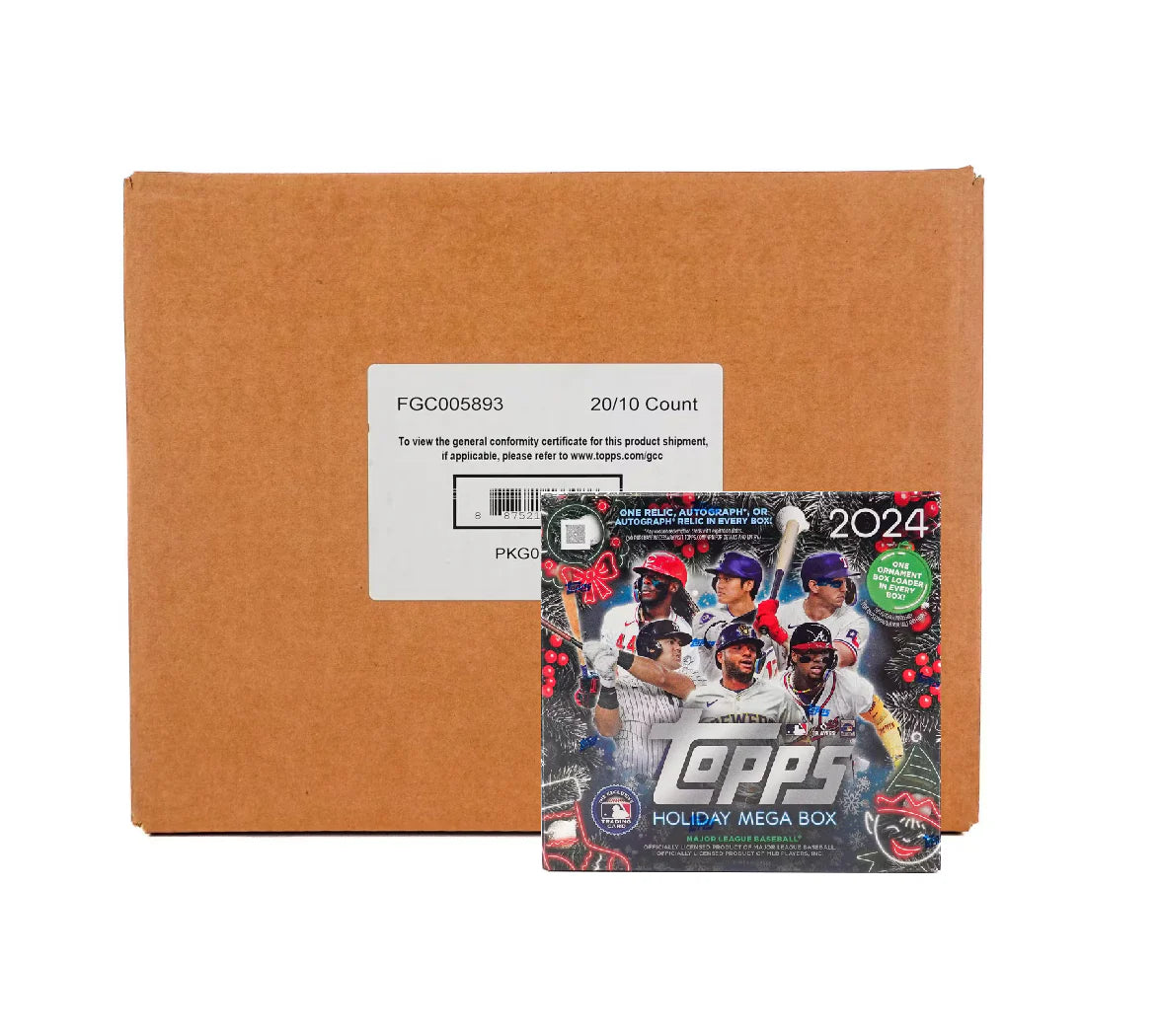 2024 Topps Holiday Baseball Mega 20 Box Case