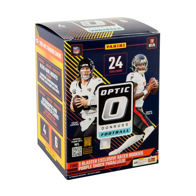 2024 Panini Donruss Optic Football Blaster Box (Purple Shock Parallels)