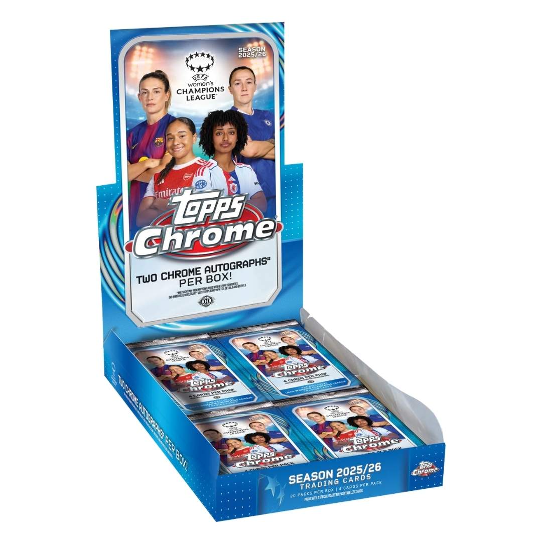2025-26 Topps Chrome UEFA Women's Champions League Soccer Hobby Box *Presale*