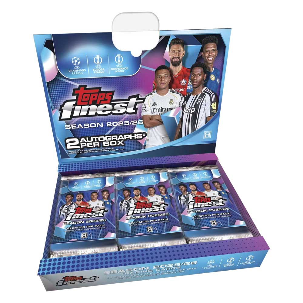 2025-26 Topps UEFA Club Competitions Finest Soccer Hobby Box *Presale*