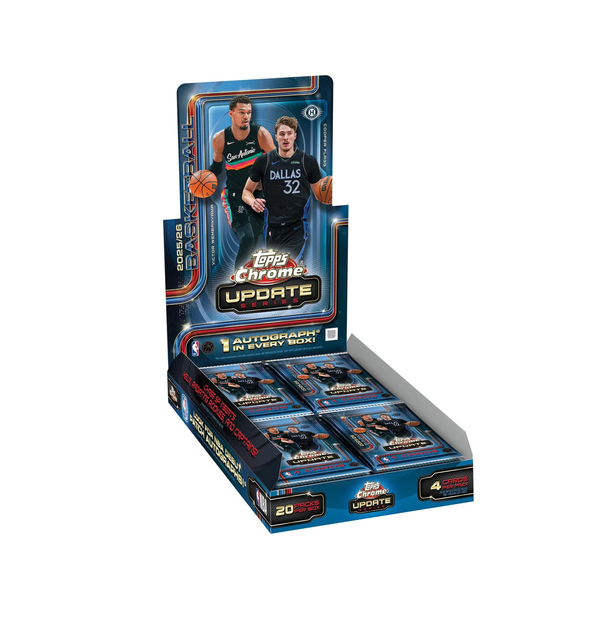 2025-26 Topps Chrome Update Series Basketball Hobby Box