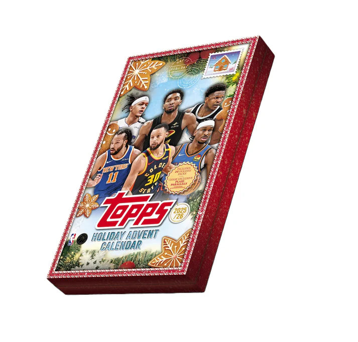 2025-26 Topps Holiday Basketball Countdown Calendar Box