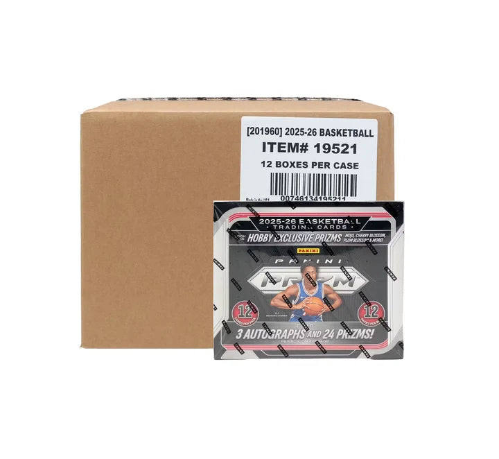 2025/26 Panini Prizm Basketball Hobby 12 Box Case