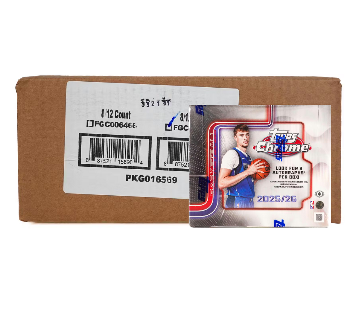 2025-26 Topps Chrome Basketball Hobby Jumbo 8-Box Case