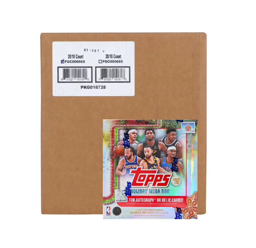 2025/26 Topps Holiday Basketball Mega 20-Box Case