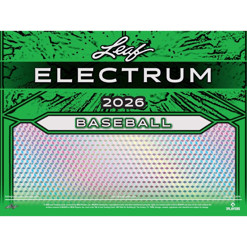 2026 Leaf Electrum Baseball Super Mega Box *Presale*
