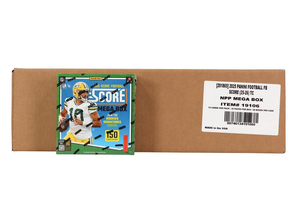2025 Panini Score Football Mega 20 Box Case