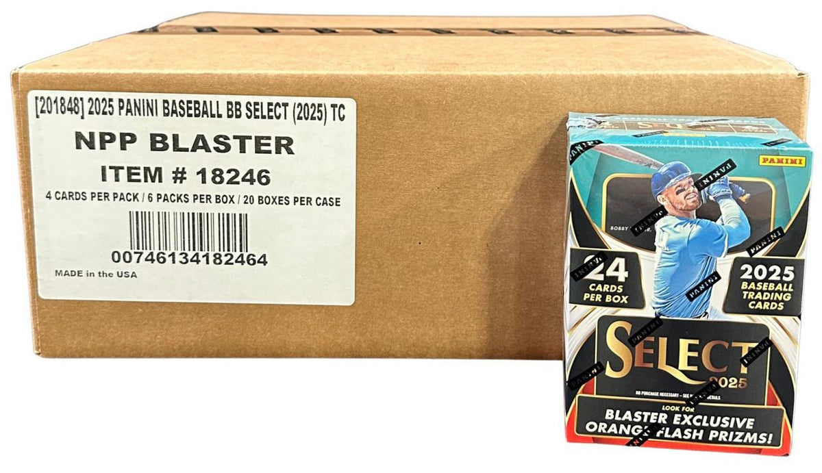 2025 Panini Select Baseball 20 Blaster Box Case