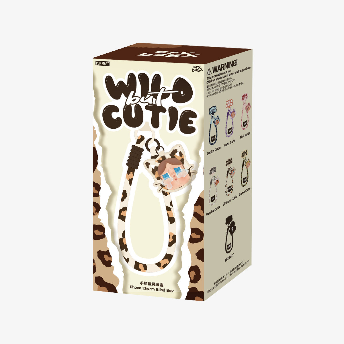 Pop Mart Crybaby Wild but Cutie Series Phone Charm Single Blind Box