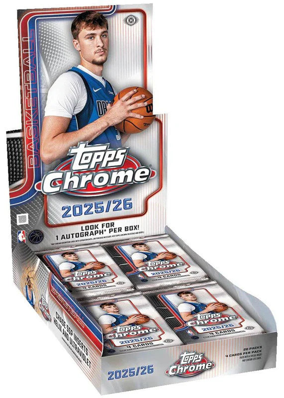 2025-26 Topps Chrome Basketball Hobby Box