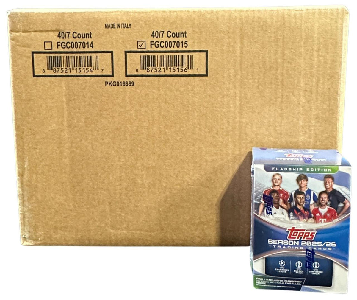 2025/26 Topps UEFA Club Competitions Soccer Blaster 40 Box Case