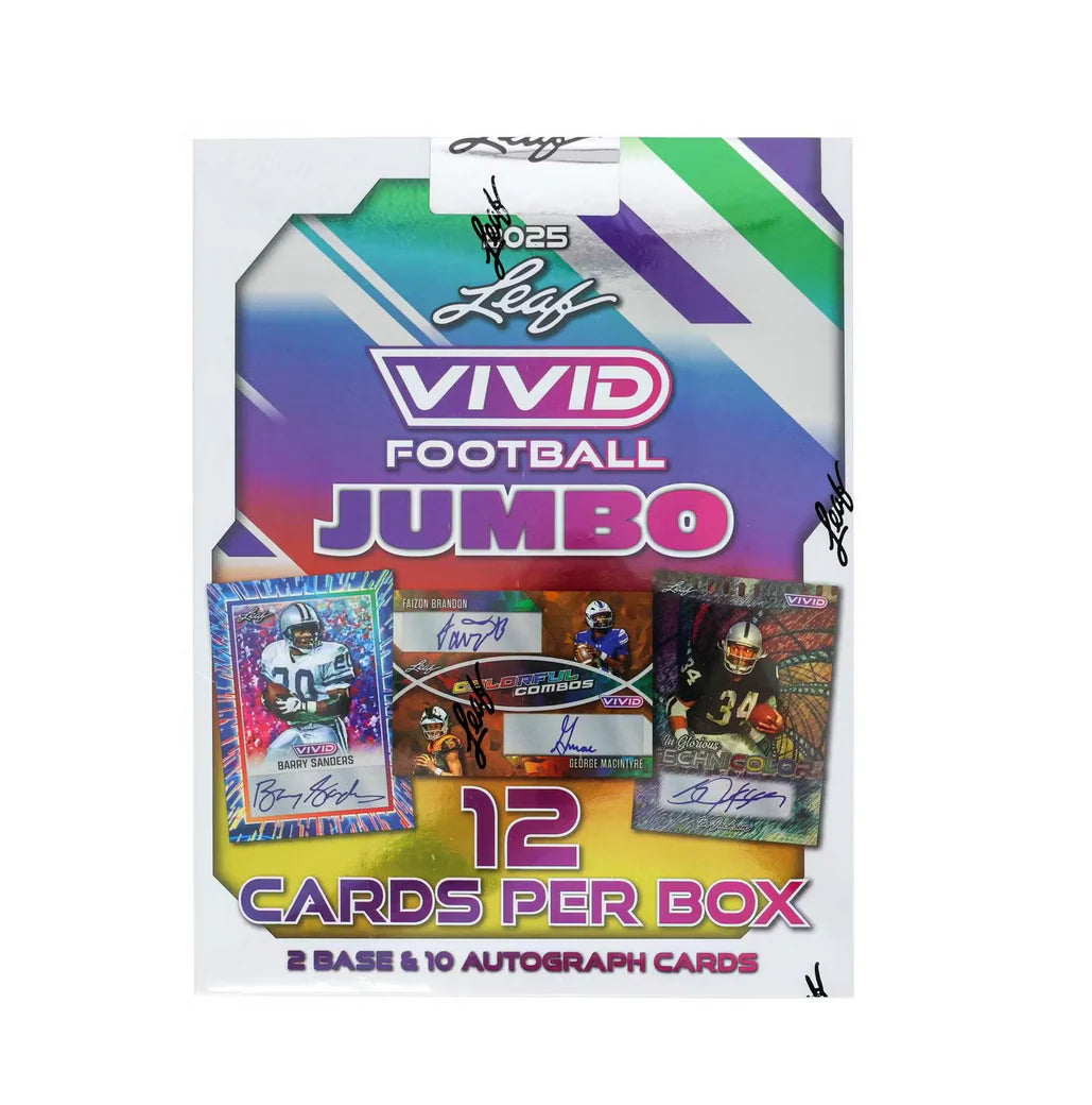 2025 Leaf Vivid Football Jumbo Box