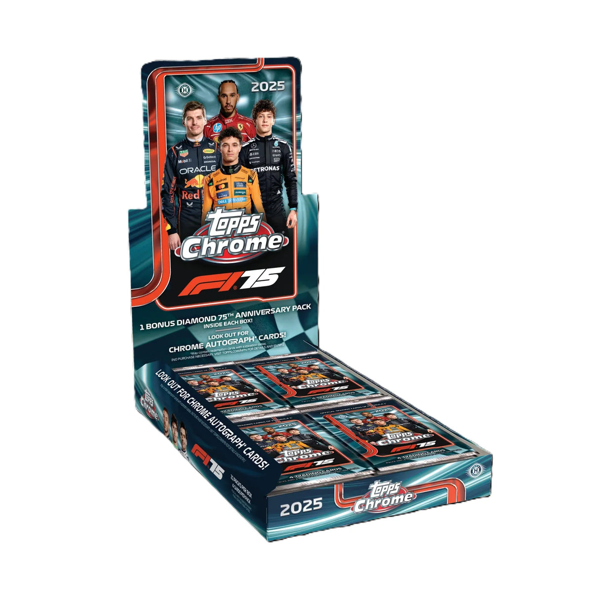 2025 Topps Chrome Formula 1 F1 Racing Hobby Box