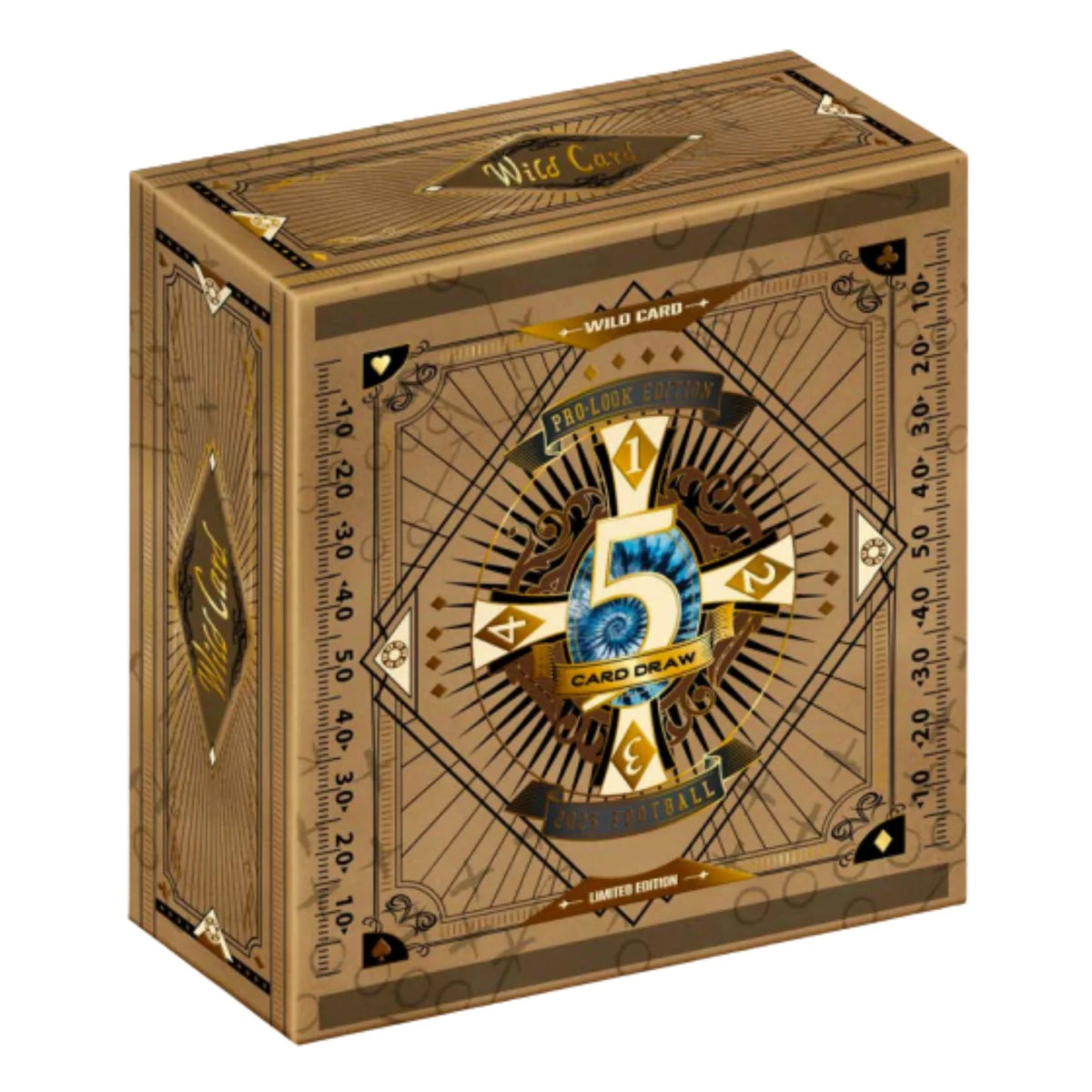 2025 Wild Card 5 Card Draw Football Pro-Look Edition Hobby 12 Box Case
