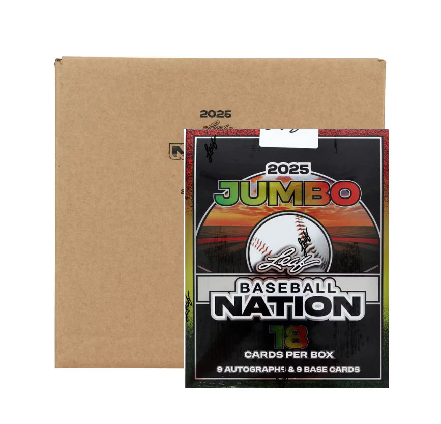 2025 Leaf Baseball Nation Jumbo 8 Box Case