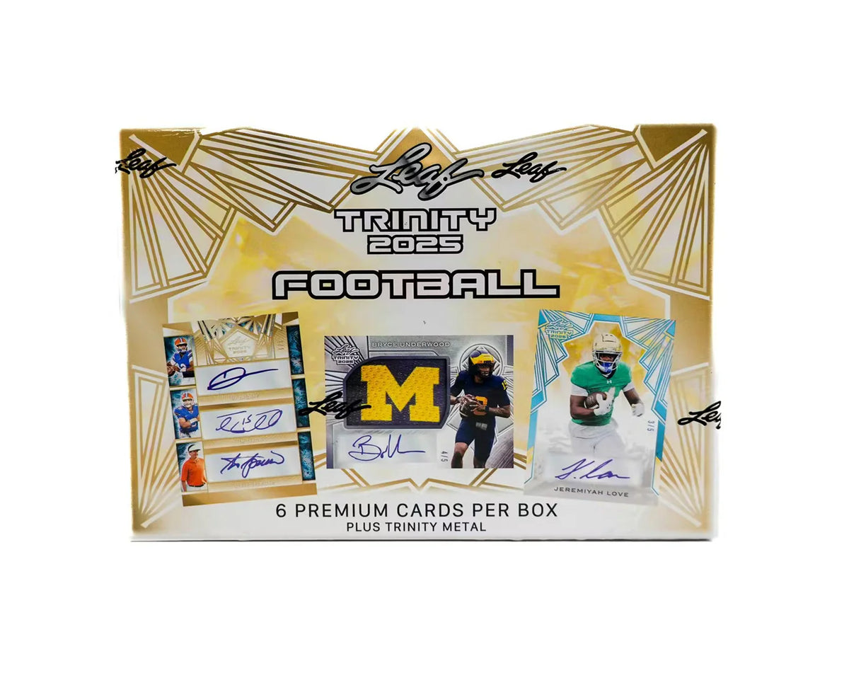 2025 Leaf Trinity Football Hobby Box