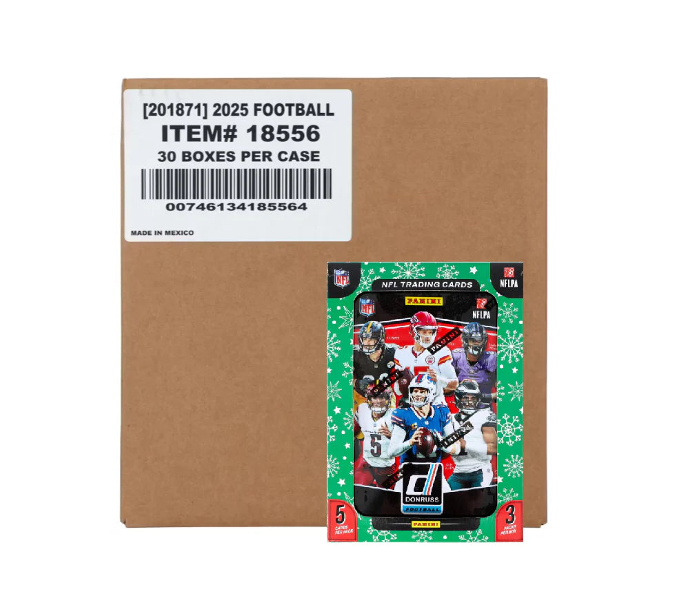 2025 Panini Donruss Football Winter Holiday 30-Tin Case
