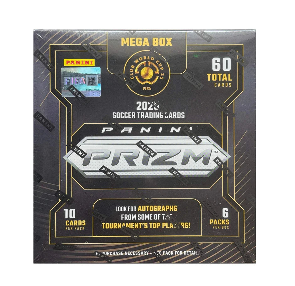 2025 Panini Prizm FIFA Club World Cup Soccer Hobby Mega Box