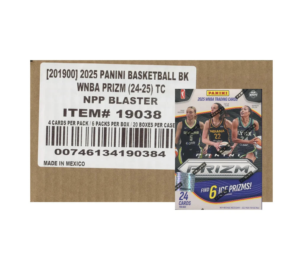 2025 Panini Prizm WNBA Basketball Blaster Box (Ice Prizms!) 20-Box Case