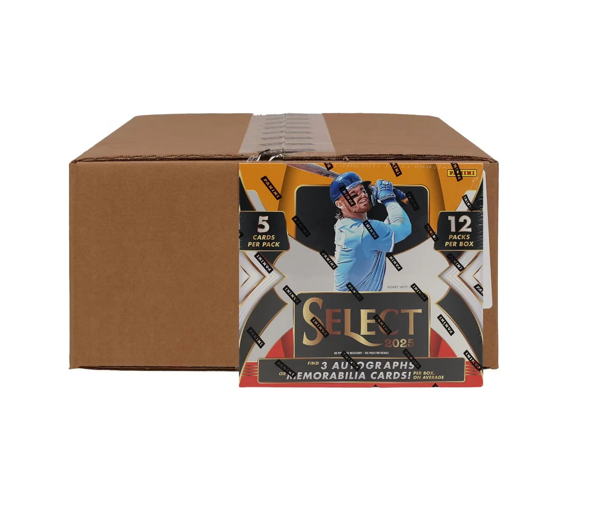2025 Panini Select Baseball Hobby Box 12-Box Case