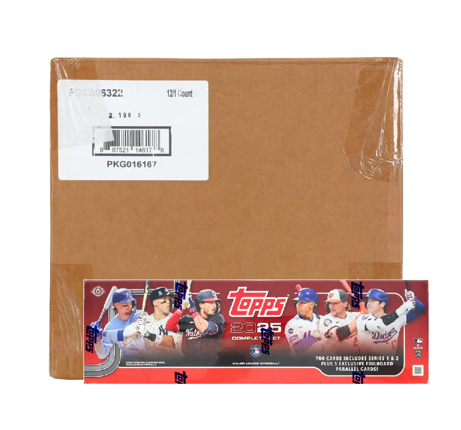 2025 Topps Complete Baseball Factory Set Hobby 12 Set Case