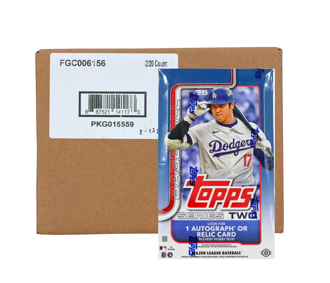 2025 Topps Series 2 Baseball Hobby 12 Box Case