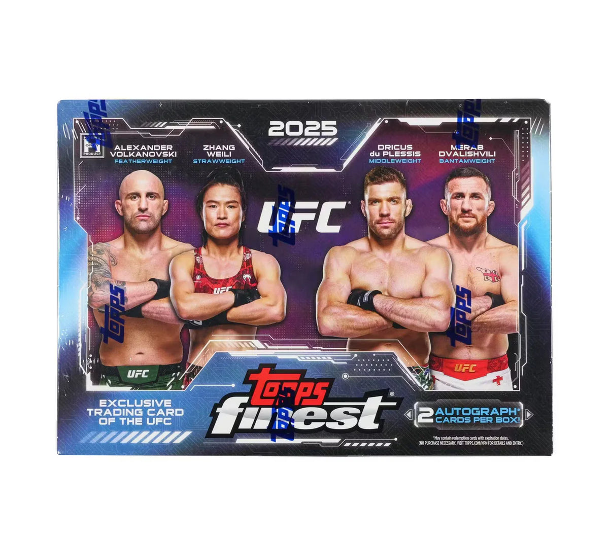 2025 Topps Finest UFC Hobby Box
