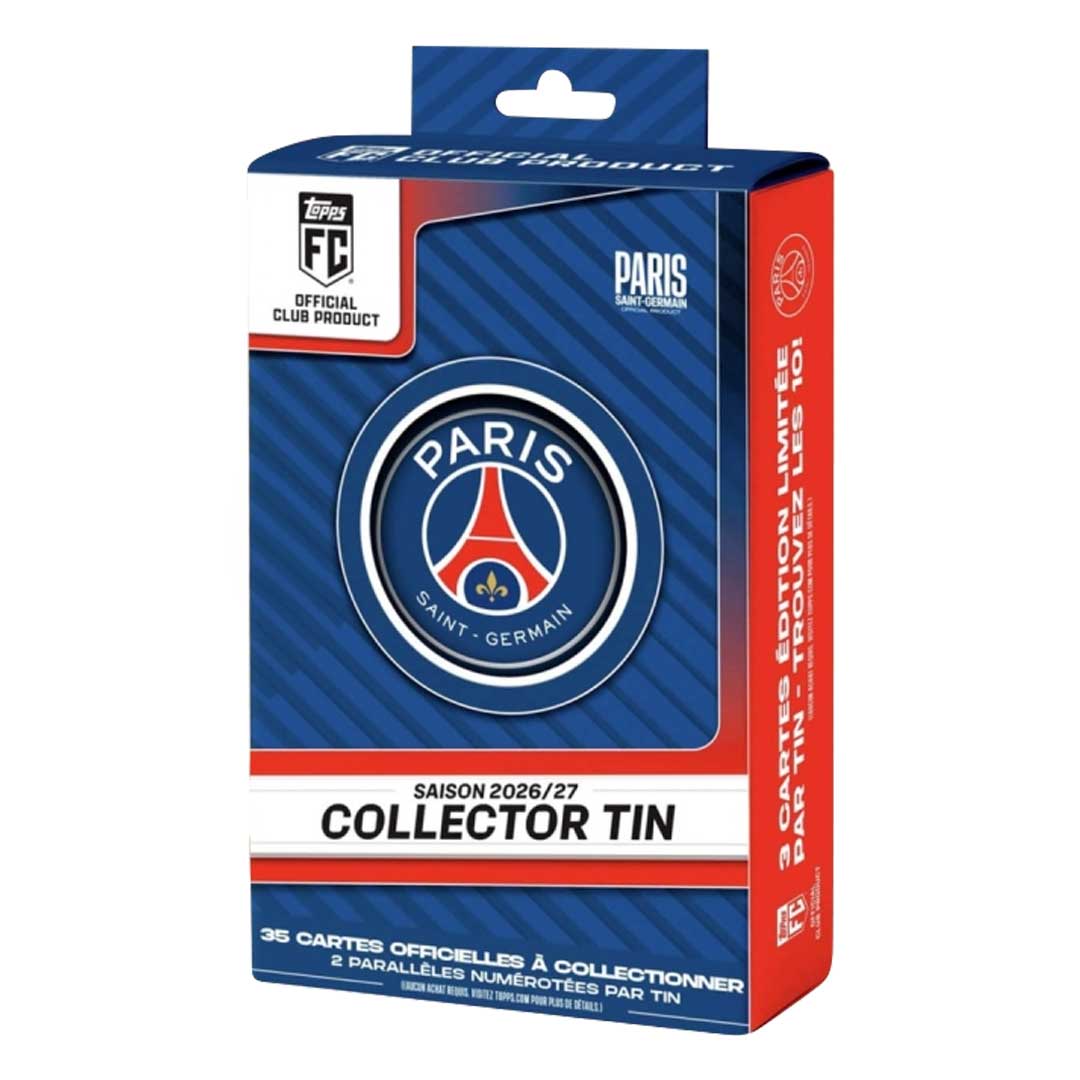 2026-27 Topps Soccer Paris Saint Germain Club Collector Tin *Pre-Sale*