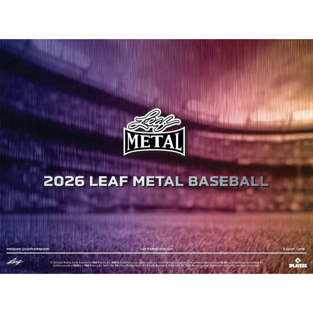 2026 Leaf Metal Baseball Hobby Box *Presale*
