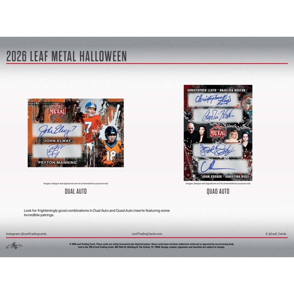 2026 Leaf Metal Halloween Box *PRESALE*