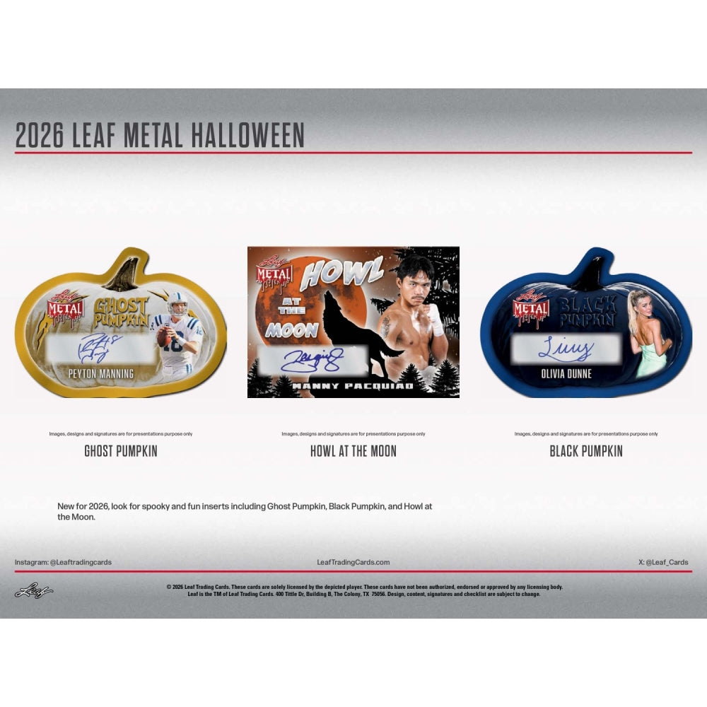 2026 Leaf Metal Halloween Box *PRESALE*
