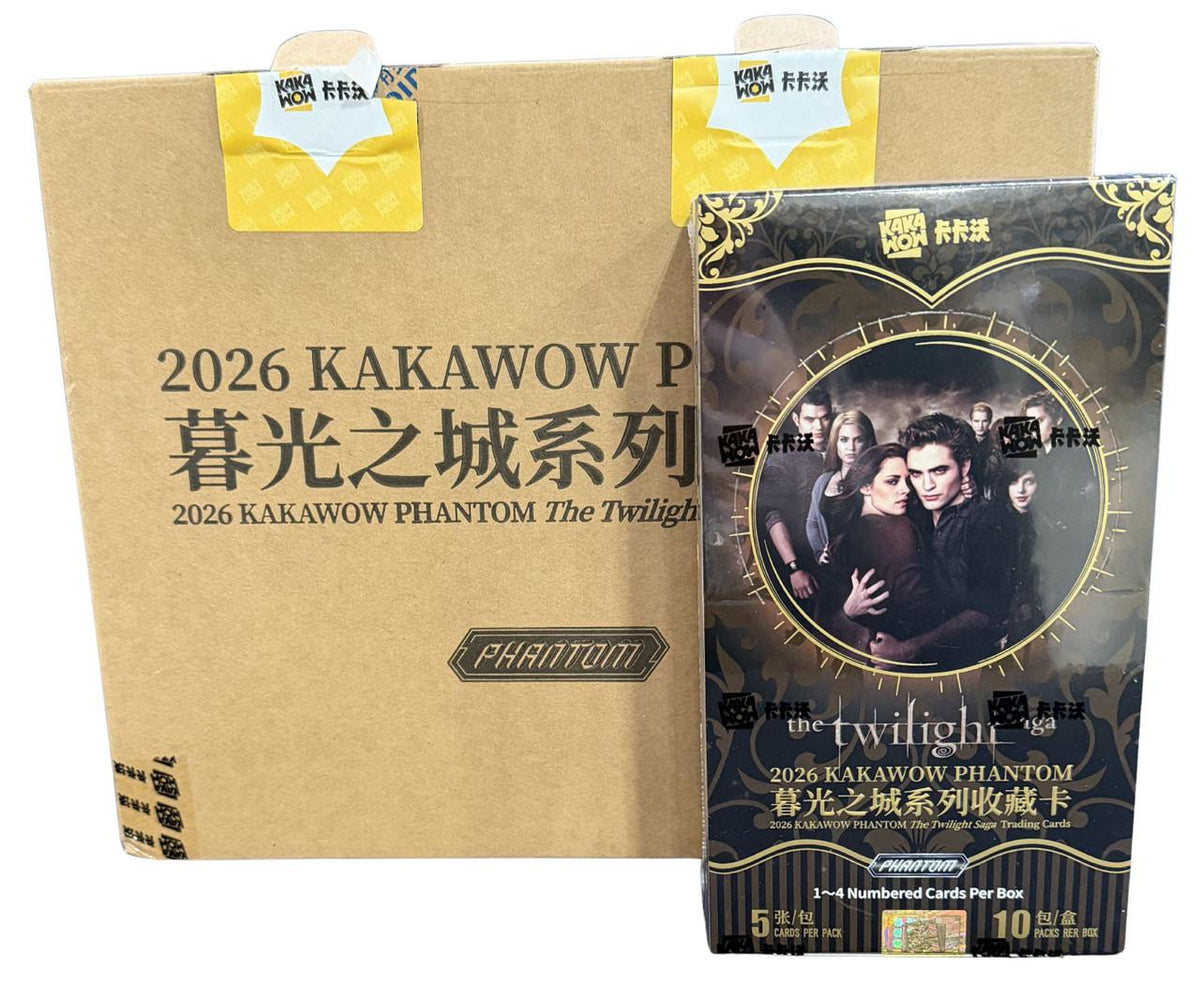 2026 Kakawow Phantom The Twilight Saga Hobby Box 10-Box Case