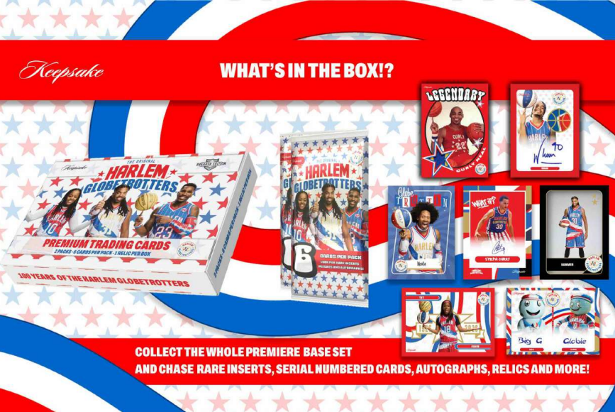 2026 Keepsake Harlem Globetrotters 100th Anniversary Premiere Breaker Edition 10-Box Case